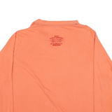 HARLEY DAVIDSON Womens T-Shirt Pink Long Sleeve Collared XL