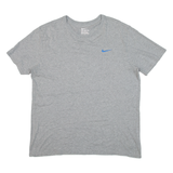 NIKE Athletic Cut Mens T-Shirt Grey XL