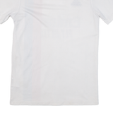ADIDAS Mens Football Shirt Jersey White V-Neck XS
