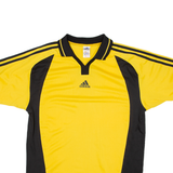ADIDAS EQUIPMENT Mens Jersey Yellow Collared L