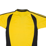 ADIDAS EQUIPMENT Mens Jersey Yellow Collared L