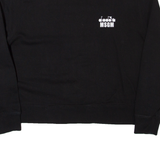 MSGM DIADORA Cropped Womens Sweatshirt Black L