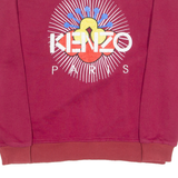 KENZO Mens Sweatshirt Maroon Crew Neck S