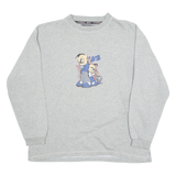 STREET BOY CLUB Mens Sweatshirt Grey Crew Neck M
