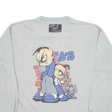 STREET BOY CLUB Mens Sweatshirt Grey Crew Neck M