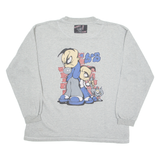 STREET BOY CLUB Mens Sweatshirt Grey Crew Neck M