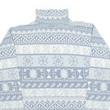 CHARLES JOGILE Mens Sweatshirt Blue 1/4 Zip 90s XL