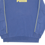 PUMA Mens Sweatshirt Blue Crew Neck S