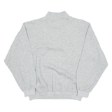 SWITCHER Mens Sweatshirt Grey 1/4 Zip L
