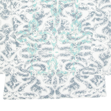 Lightweight Crazy Pattern Mens Sweatshirt Cream Crew Neck L