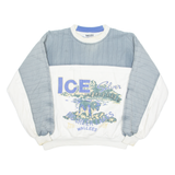 WALLEES Mens Sweatshirt White Crew Neck USA S