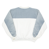 WALLEES Mens Sweatshirt White Crew Neck USA S