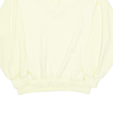 Womens Sweatshirt Yellow Collared M