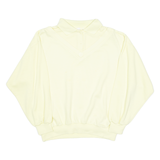 Womens Sweatshirt Yellow Collared M