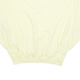 Womens Sweatshirt Yellow Collared M