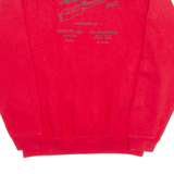 WHALE Rifle Shooting Mens Sweatshirt Red Crew Neck XL