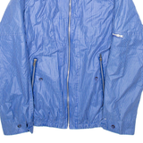 Mens Shell Jacket Blue Striped M