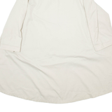 Womens Overcoat Coat Cream Viscose 90s M