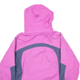 JACK WOLFSKIN Womens Raincoat Pink Hooded XL