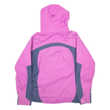JACK WOLFSKIN Womens Raincoat Pink Hooded XL