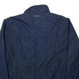 NAUTICA Sherpa Lined Womens Puffer Coat Blue M
