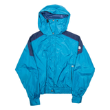 THE NORTH FACE Womens Ski Coat Blue Nylon Hooded S