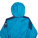 THE NORTH FACE Womens Ski Coat Blue Nylon Hooded S
