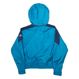 THE NORTH FACE Womens Ski Coat Blue Nylon Hooded S