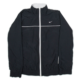 NIKE Mesh Lined Mens Track Jacket Black L
