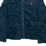 PENDLETON Womens Fleece Coat Blue Wool XL