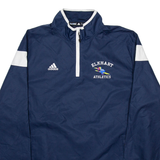 ADIDAS Elkhart Athletics Mens Pullover Jacket Blue USA L