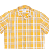 JACK WOLFSKIN Mens Shirt Orange Check S