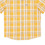 JACK WOLFSKIN Mens Shirt Orange Check S