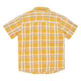 JACK WOLFSKIN Mens Shirt Orange Check S