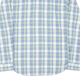 COLUMBIA Insect Blocker Mens Shirt Blue Check Long Sleeve S