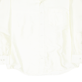 CONSTANT SHIRTS Mens Plain Shirt Yellow Long Sleeve L