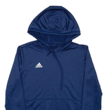 ADIDAS Mens Blue Hoodie S