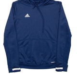 ADIDAS Mens Blue Hoodie S