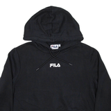 FILA Cropped Womens Black Hoodie M
