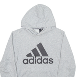 ADIDAS Mens Grey Hoodie S