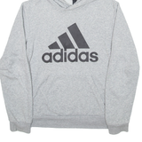 ADIDAS Mens Grey Hoodie S