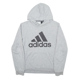 ADIDAS Mens Grey Hoodie S
