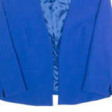 JAEGER Womens Blazer Jacket Blue UK 8