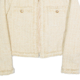 DAPHNIA Womens Blazer Jacket Cream S