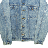 MADE IN THE SHADE Mens Denim Jacket Blue USA L