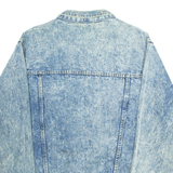 MADE IN THE SHADE Mens Denim Jacket Blue USA L