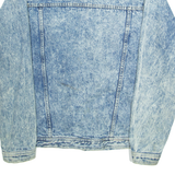 MADE IN THE SHADE Mens Denim Jacket Blue USA L