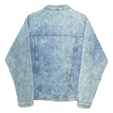 MADE IN THE SHADE Mens Denim Jacket Blue USA L