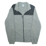 STARTER Mens Fleece Jacket Grey M