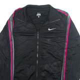 NIKE Womens Track Jacket Black L